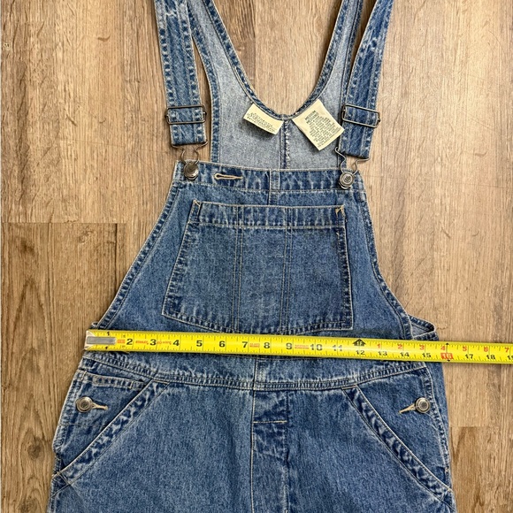Y2K St. John’s Bay Denim Straight Leg Bib Overalls - Picture 6 of 15